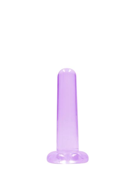 Małe fioletowe dildo gładkie z mocną przyssawką 13,5 cm - 2