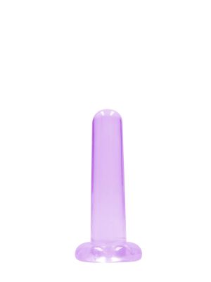 Małe fioletowe dildo gładkie z mocną przyssawką 13,5 cm - image 2