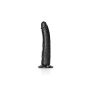 Czarne silikonowe dildo z mocną przyssawką 22,5 cm - 4