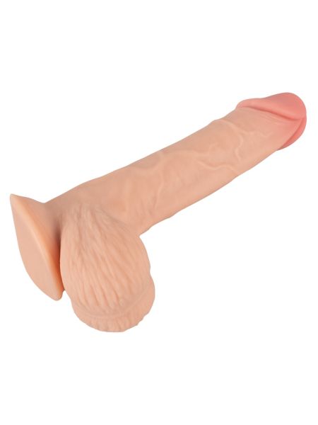 Duży realistyczny żylasty penis z przyssawką 19 cm - 11