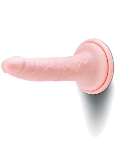 Dildo gruby żylasty penis realistyczny przyssawka 18 cm - 3