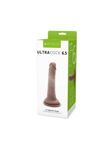 Penis realistyczny silikonowy z przyssawką 16,5 cm - 2