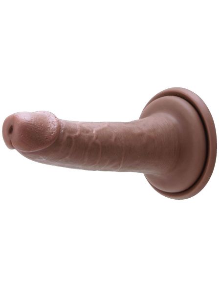 Penis realistyczny silikonowy z przyssawką 16,5 cm - 3