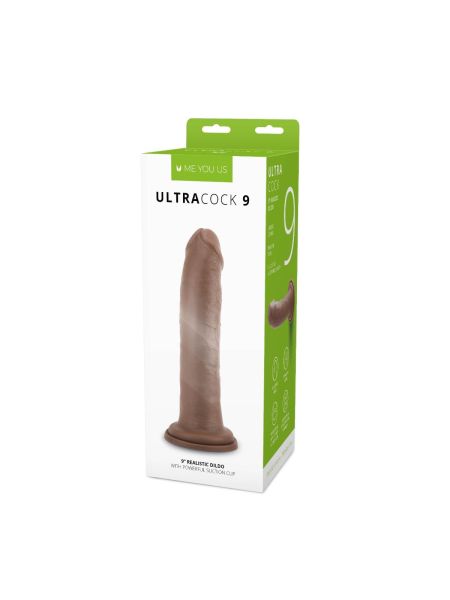 Realistyczny gruby żylasty penis z mocną przyssawka 23 cm - 2