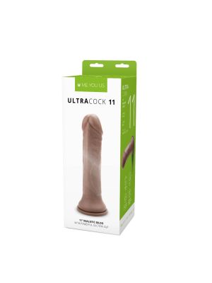 Dildo gruby żylasty penis realistyczny przyssawka 28 cm - image 2
