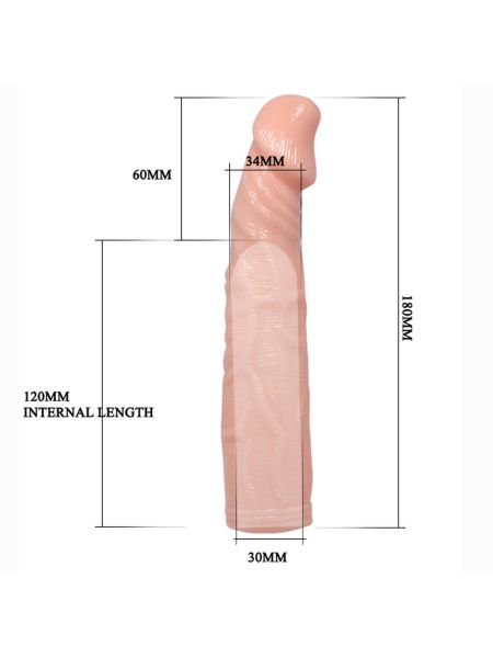 Przedłużka penisa wydłużająca i zwiększająca obwód - 3