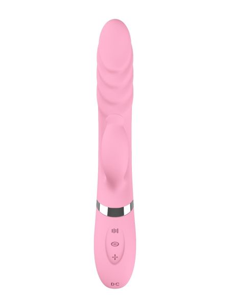 Wibrator królik posuwisty podgrzewany wodoodporny USB - 4