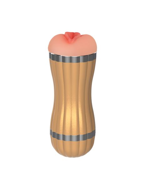 Masturbator podwójny usta wagina realistyczny 36 funkcji 4 poziomy głosu erotycznego - 6
