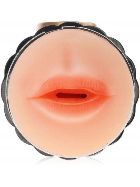 Masturbator podwójny usta wagina realistyczny 36 funkcji 4 poziomy głosu erotycznego - 3