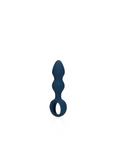 Plug korek sex analny wtyczka silikonowa z uchwytem 9 cm - 3