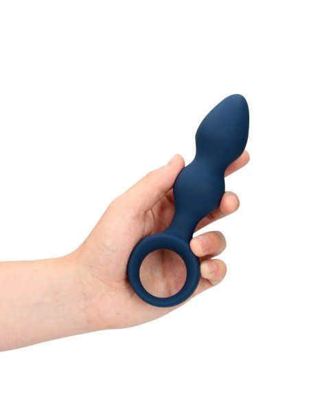 Korek plug sex analny wtyczka silikonowa z uchwytem 12 cm - 5