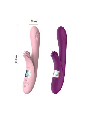Wibrator dla kobiet silikonowy króliczek masażer łechtaczki 23 cm - image 2