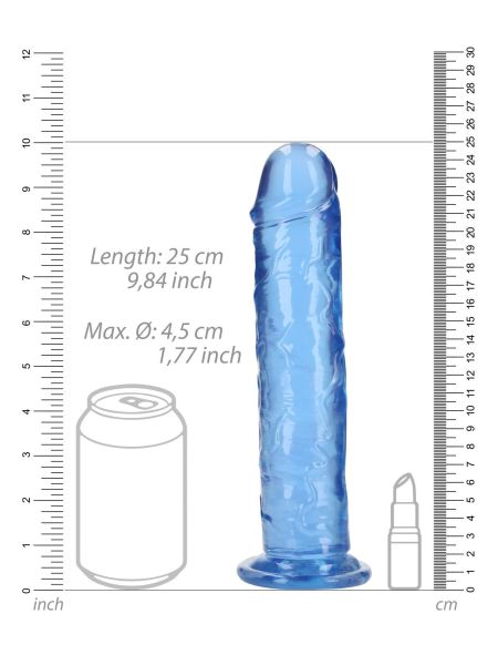 Realistyczne żelowe dildo analne i waginalne z przyssawką wodoodporne - 7
