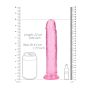 Żelowe dildo z przyssawką waginalne i analne 23 cm sztuczny penis - 5