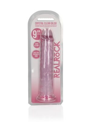 Żelowe dildo z przyssawką waginalne i analne 23 cm sztuczny penis - image 2