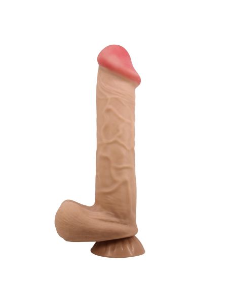 Realistyczne Dildo sztuczny penis jak prawdziwy żylasty 25 cm - 5