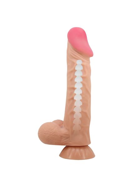 Duży żylasty penis z ruchomą skórką realistyczne doznania 24 cm - 3