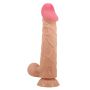 Duży żylasty penis z ruchomą skórką realistyczne doznania 24 cm - 7