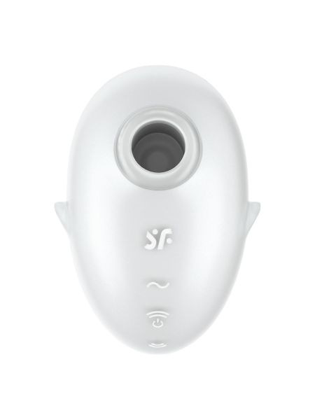 Masażer łechtaczki stymulator powietrzny ssący Satisfyer Cutie Ghost biały - 4