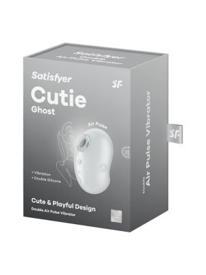 Masażer łechtaczki stymulator powietrzny ssący Satisfyer Cutie Ghost biały - image 2