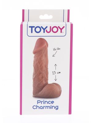 Realistyczny penis żyły jądra natualne dildo 15cm - image 2