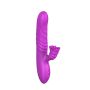 Wibrator-Angelia, USB 3 functions of thrusting / 20 vibrations Purple - 2