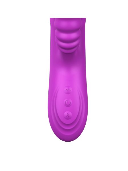 Wibrator-Angelia USB 3 functions of thrusting / 20 vibrations Purple - 3