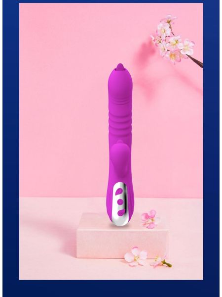 Wibrator-Fairy USB 3 functions of thrusting / 20 vibrations -Purple - 3