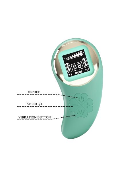 Wibrator -PRETTY LOVE - Vivian Green, 10 vibration functions 9 speed levels Wireless remote control - 7