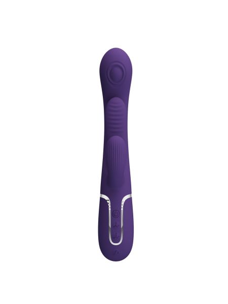 Wibrator króliczek PRETTY LOVE - Shonia Dark Purple, Twinkled Tenderness, 7 thumping functions 7 vibration functions - 2