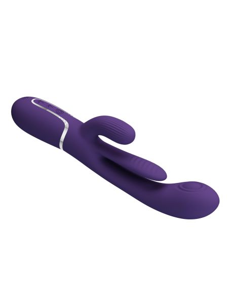 Wibrator króliczek PRETTY LOVE - Shonia Dark Purple, Twinkled Tenderness, 7 thumping functions 7 vibration functions - 4