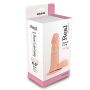 Penis z przyssawką jądrami realistyczne dildo 19 cm - 2