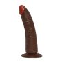 Żylasty penis brązowe realistyczne dildo 24,5 cm - 3