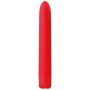 Wąski smukły klasyczny wibrator uniwersalny 18cm czerwony - 3