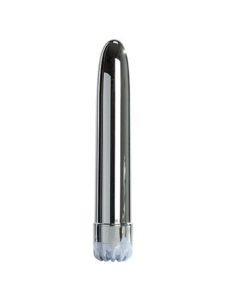 Klasyczny wibrator gładki waginalny analny 20 cm - 2