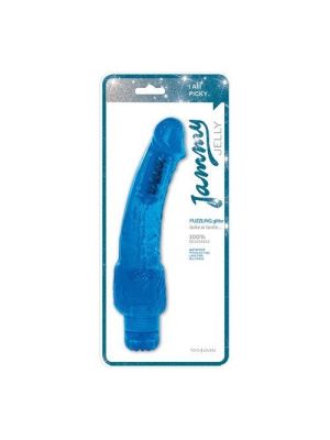 Wibrator realistyczny penis błyszczący brokatowy - image 2