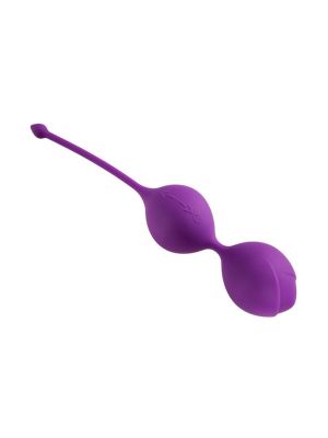 Podwójne kulki jajeczka waginalne analne gejszy fioletowe - image 2