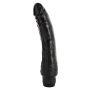 Wibrator wygięty naturalny realistyczny penis 20cm czarny - 2