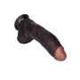 Żylaste zagięty sztuczny penis z przyssawką 19 cm - 9