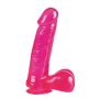 Dildo-DONG W/SUCTION CUP PINK 6 INCH - 3