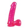 Dildo-DONG W/SUCTION CUP PINK 6 INCH - 2