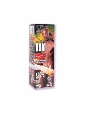 Dildo-BAM HUGE REALISTIC COCK BROWN
