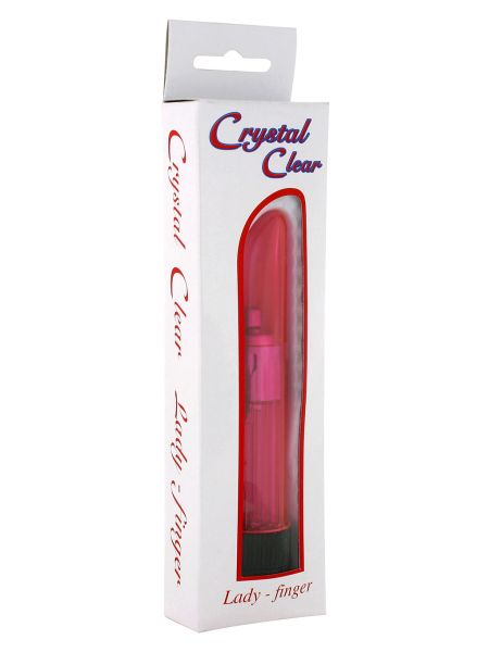 Klasyczny mini wibrator mały sex masażer podręczny różowy