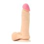 Gumowe grube żylaste realistyczne dildo z przyssawką 16CM - 5