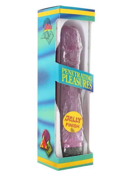 Żelowy wibrator prawdziwy penis realistyczny 20cm - 3