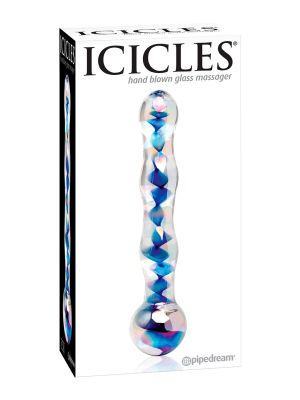 Dildo-ICICLES NO 8 - HAND BLOWN MASSAGER - image 2
