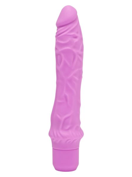 Wibrator realistyczny - duży sztuczny penis róż silikon