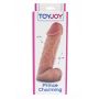 Realistyczny wielki żylasty penis z jądrami 20 cm - 4