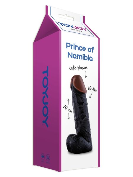 Dildo czarne realistyczny penis sex członek 20cm