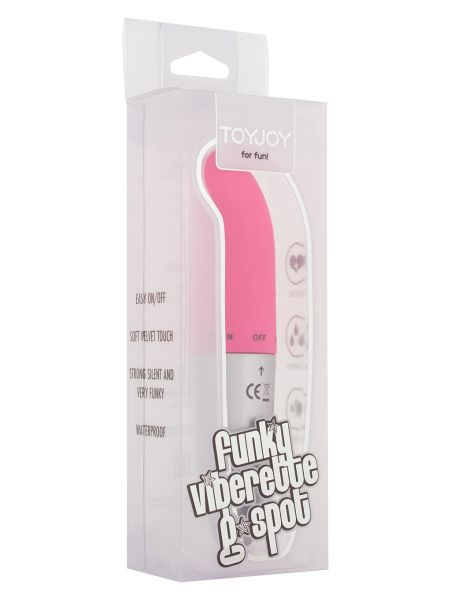 Mały masażer punktu G mini wibrator 12cm różowy